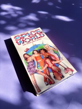 Spice World VHS Tape - Spice Girls Movie - White Cover